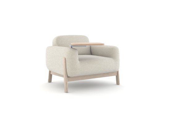 Cāav lounge with tablet arm
