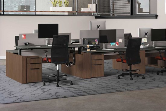 Flux adjustable height benching