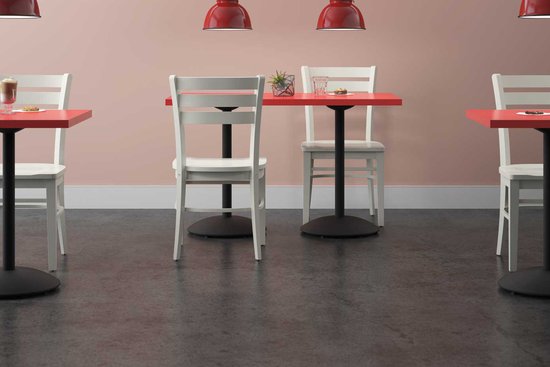 Melrose seating with Menu tables