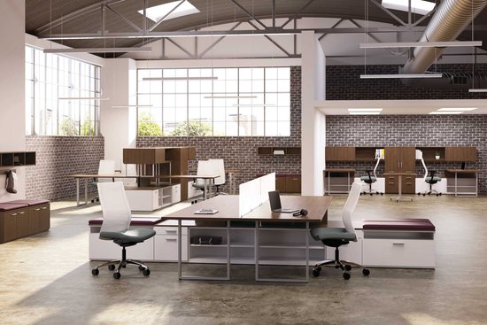Vision open plan benching